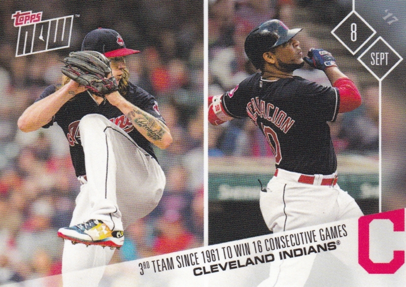 Topps Now Cleveland Indians