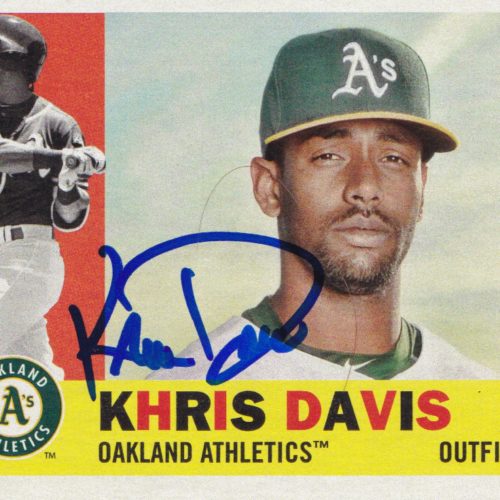 2017 Khris Davis Topps Archives Baseball card #30