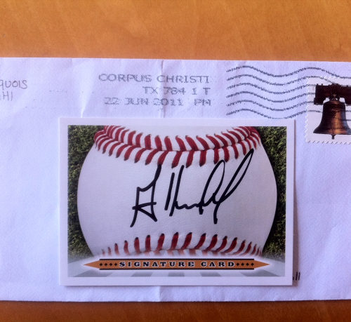 Jose Altuve autograph