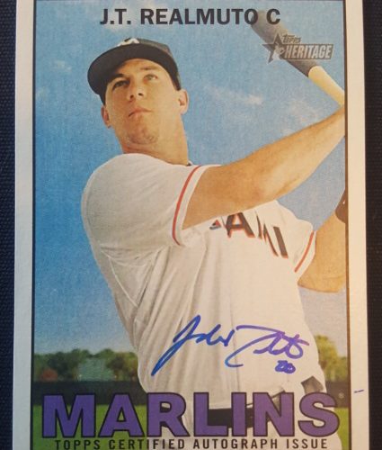 J.T. Realmuto 2018 Topps Heritage
