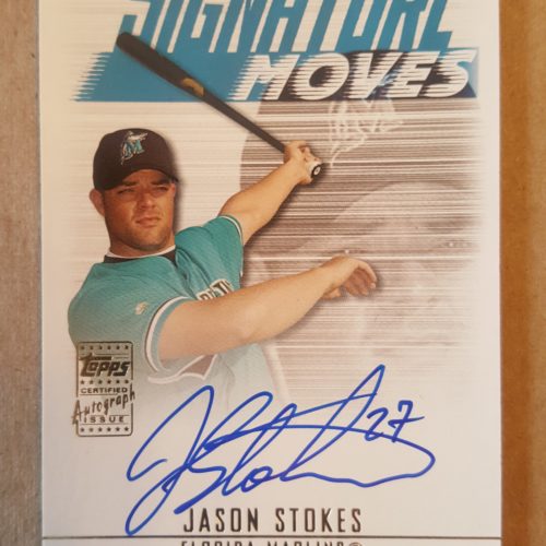 2003 Topps Rookies and Traded Jason Stokes