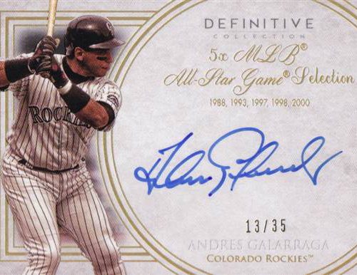 Andres Galarraga 2018 Definitive