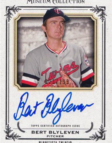 Bert Blyleven 2013 Topps Museum Collection