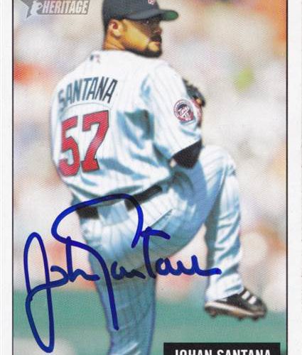 Johan Santana 2005 Topps Heritage