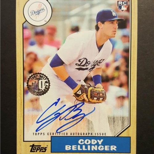 2017 Cody Bellinger Topps Baseball Update