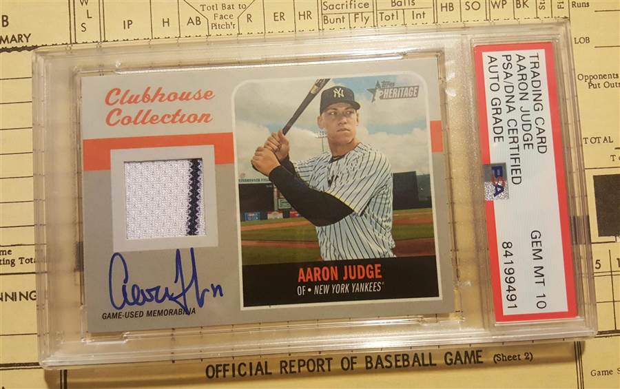 2019 Topps Heritage Aaron Judge