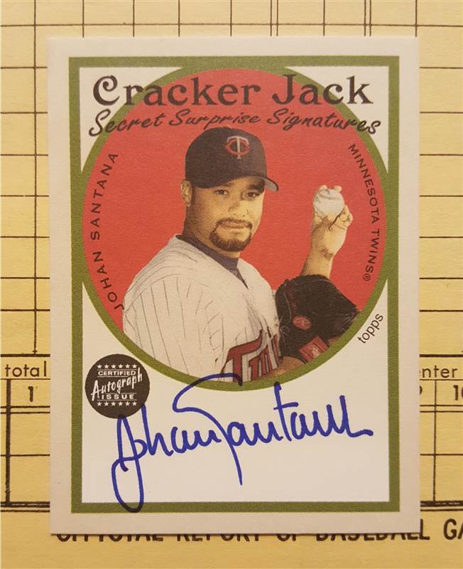Johan Santana 2004 Cracker Jack