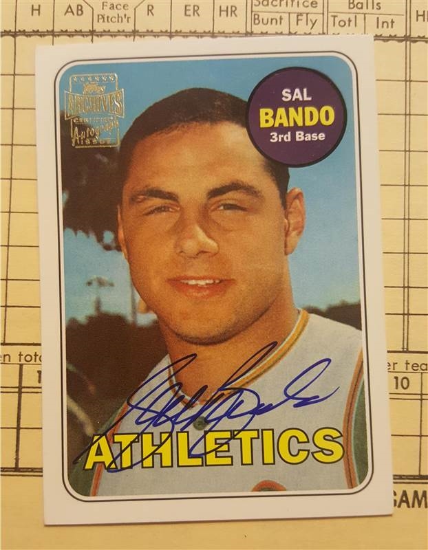 Sal Bando Topps Archives
