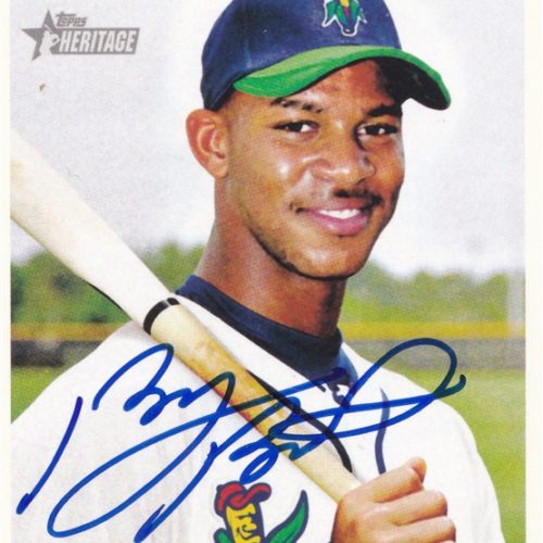 Byron Buxton signed Topps Heritage