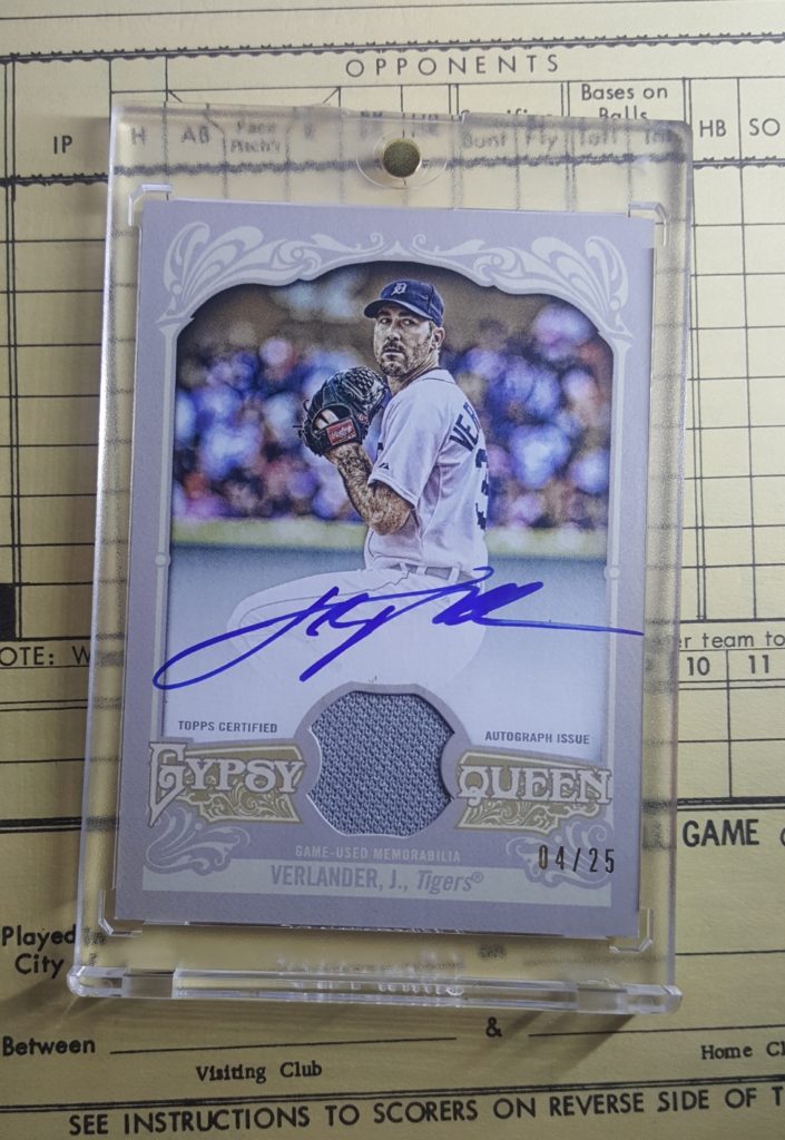 2012 Gypsy Queen Justin Verlander