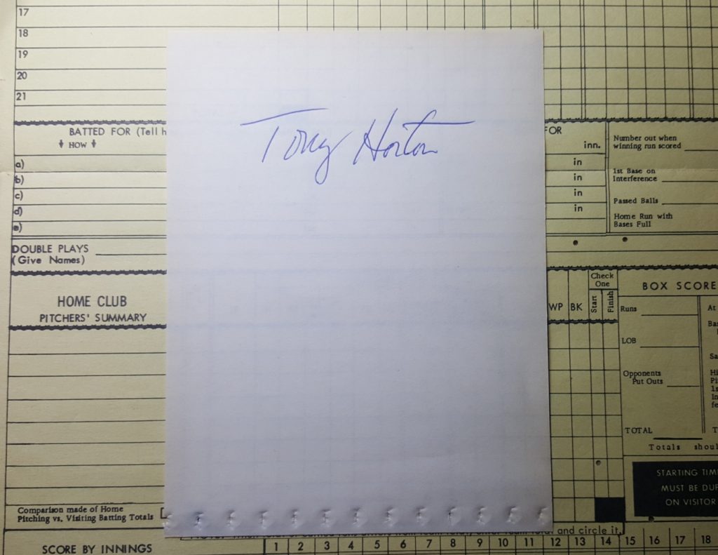 Tony Horton, Cleveland Indians