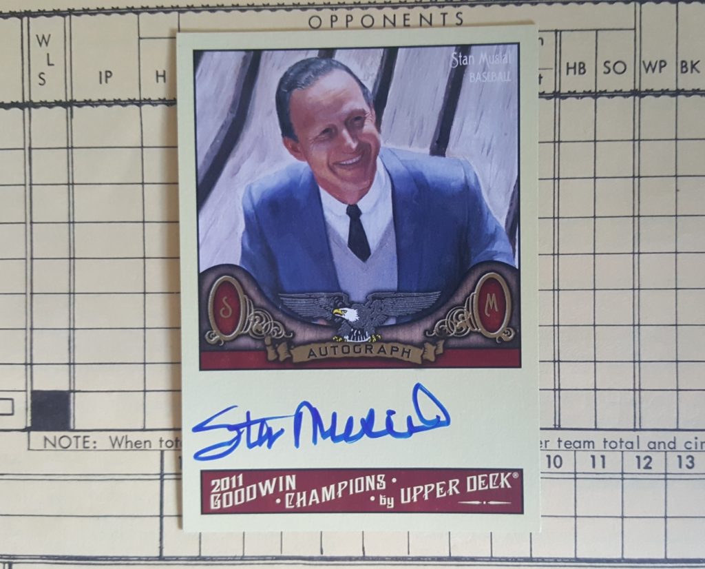 2011 Upper Deck Goodwin Champions Autograph Stan Musial