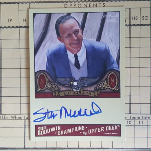 2011 Upper Deck Goodwin Champions Autograph Stan Musial