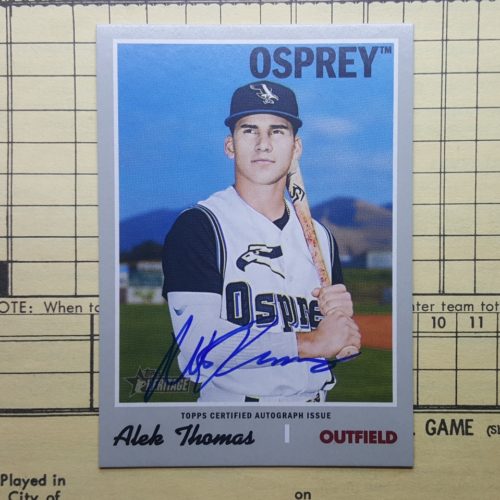2019 Topps Heritage Alek Thomas