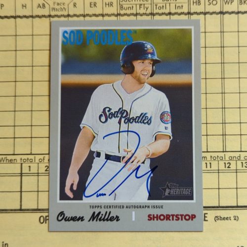 2019 Topps Heritage Minors Owen Miller