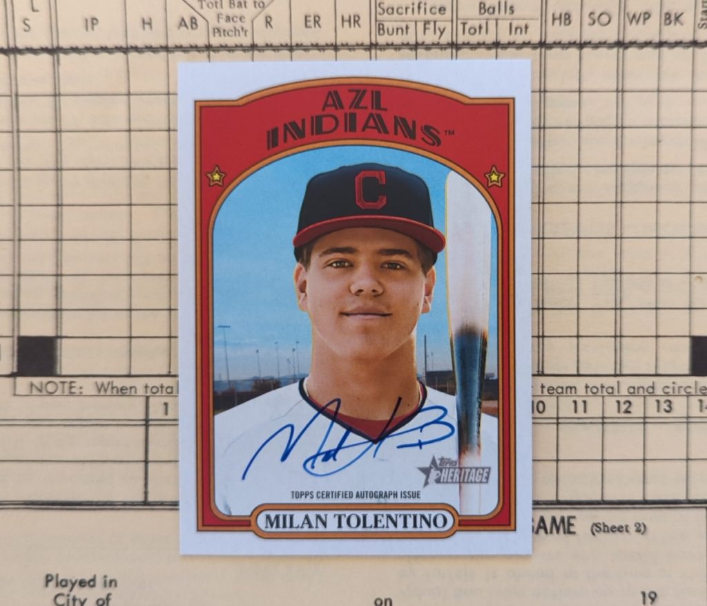 Milan Tolentino, ss, Cleveland Gaurdians