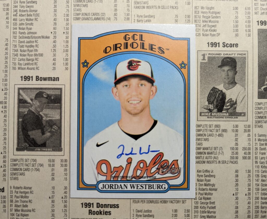 2021 Topps Heritage Minors Jordan Westburg