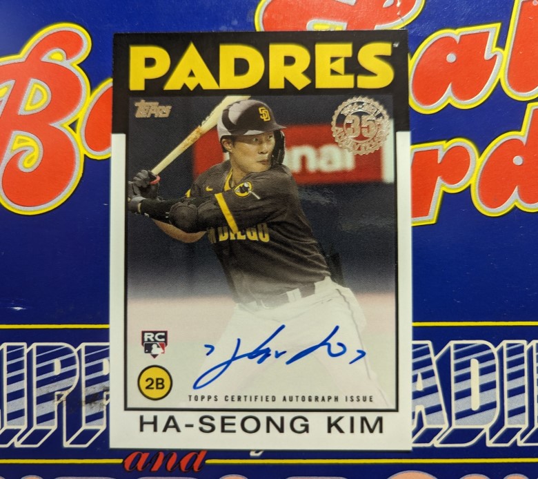 2021 Topps Ha-Seong Kim 1986 Topps Auto RC