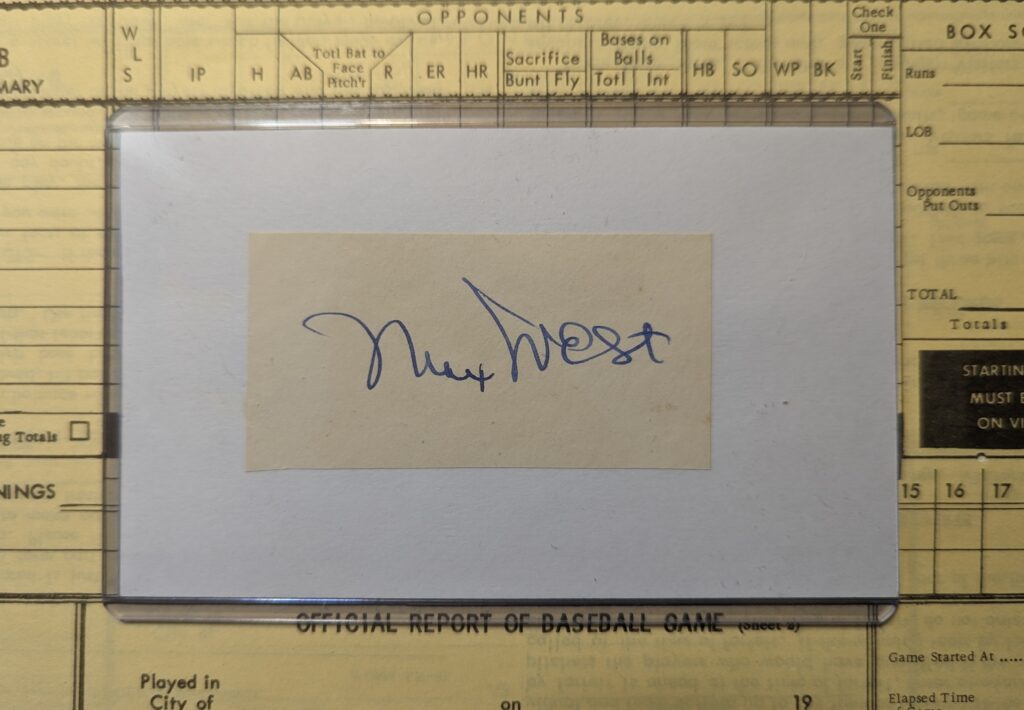 Max West, of, Boston Braves