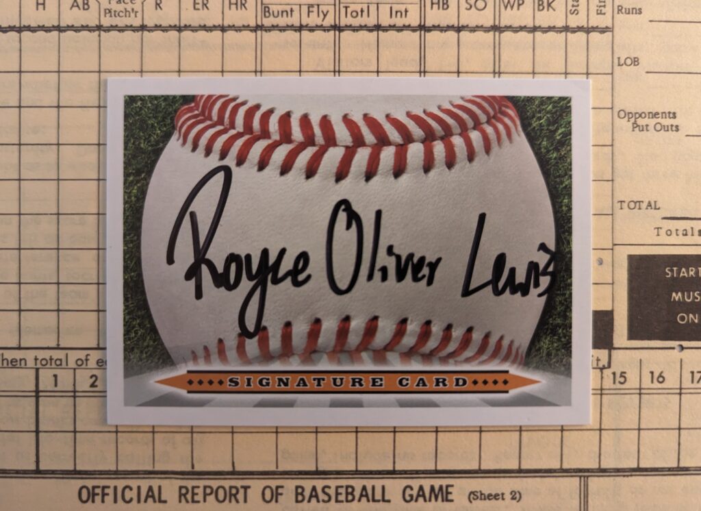 Royce Lewis Autograph