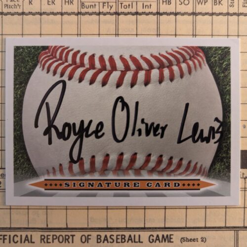 Royce Lewis Autograph