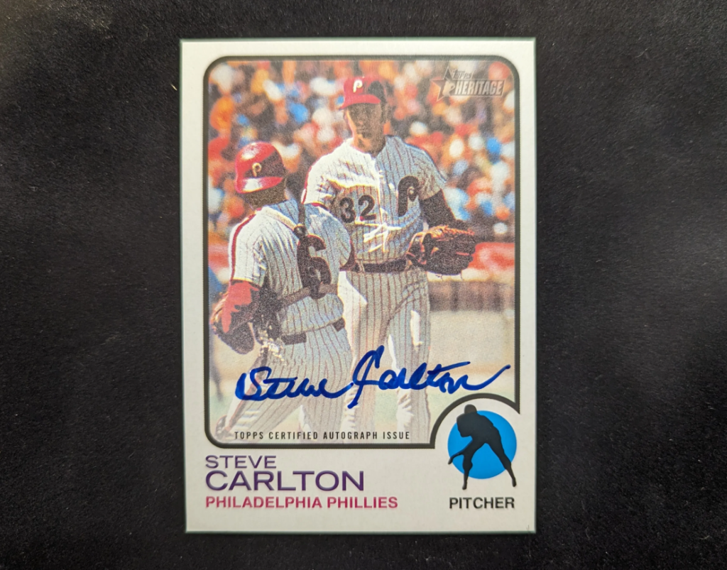 2023 Topps Heritage Steve Carlton