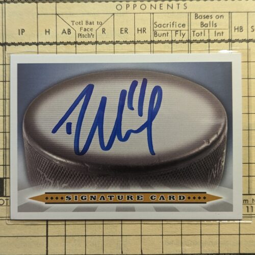 Rick Nash signed card