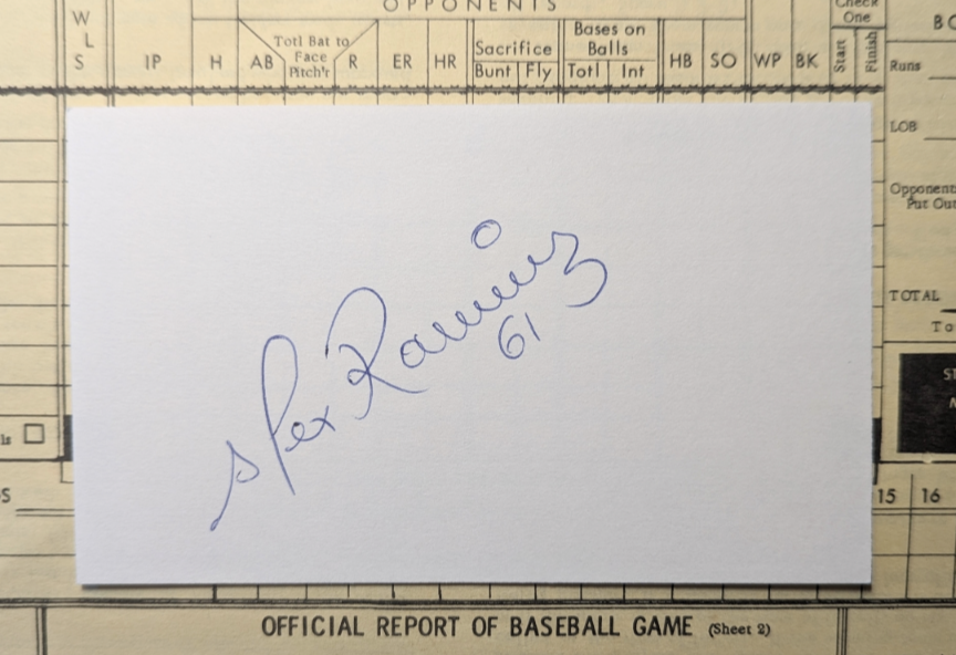 Alex Ramirez, of, Cleveland Indians