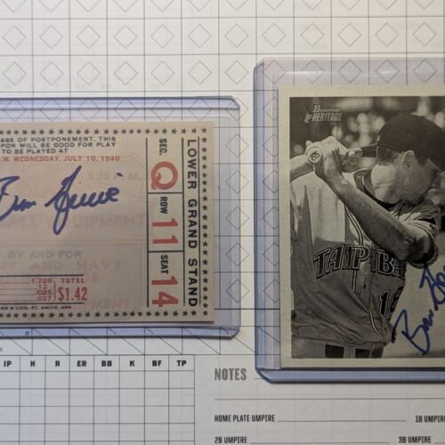 Ben Grieve signed cards