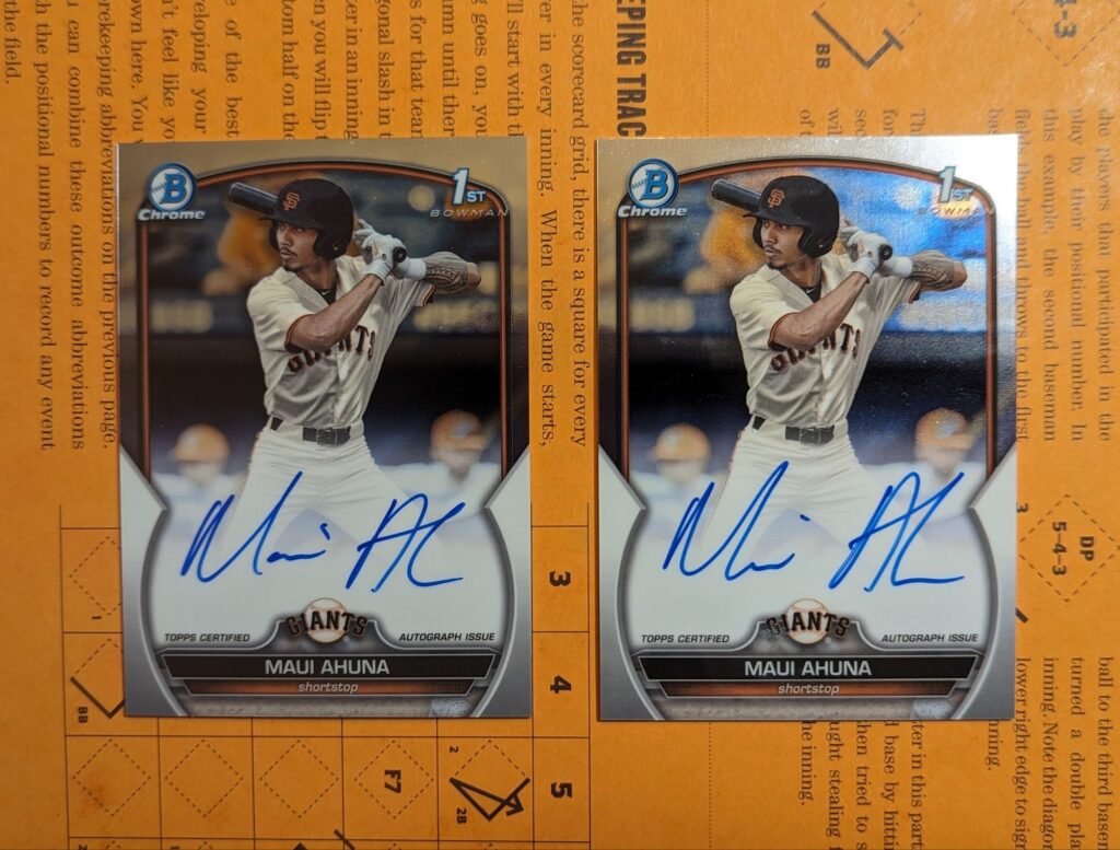 Maui Ahuna 2023 Bowman Draft