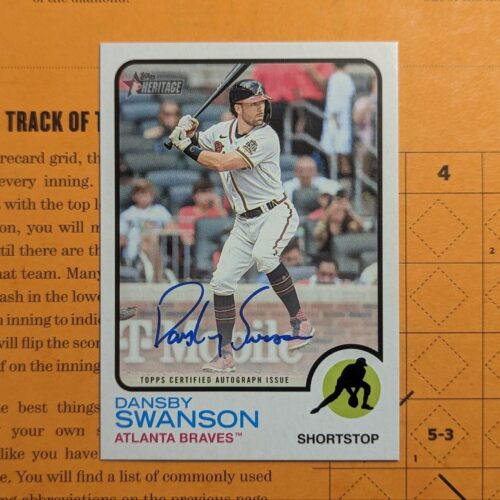 Dansby Swanson Topps Heritage