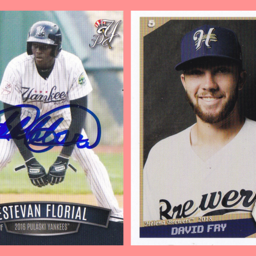 Cleveland Minor League Card Collection: David Fry and Estevan Florial