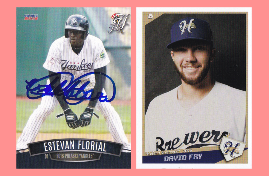 Cleveland Minor League Card Collection: David Fry and Estevan Florial