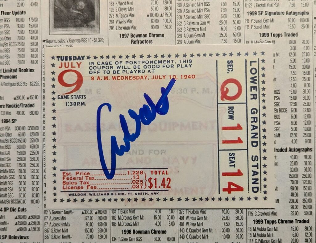 Andrew Walters signed card