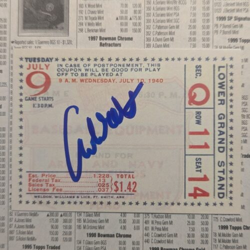 Andew Walters signed card