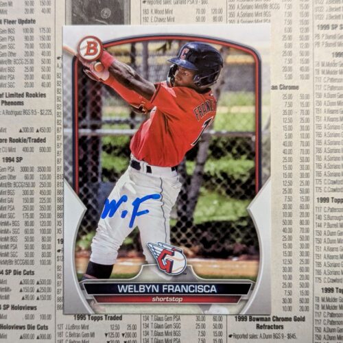 Welbyn Francisca signed card