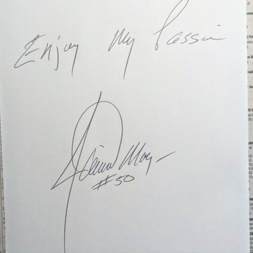 Jamie Moyer signed book