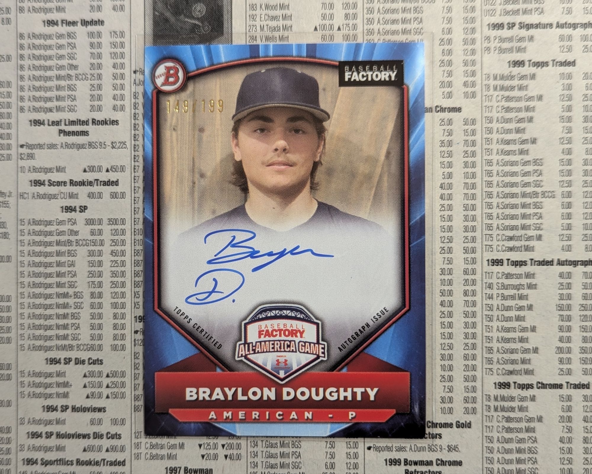 Braylon Doughty 2024 Bowman