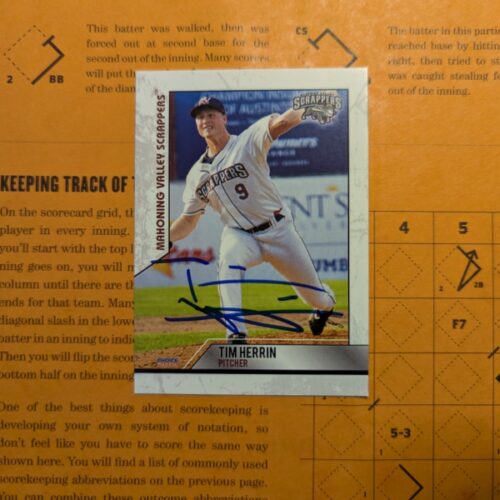 Tim Herrin signed card