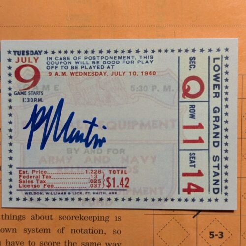 Roman Martin signed card