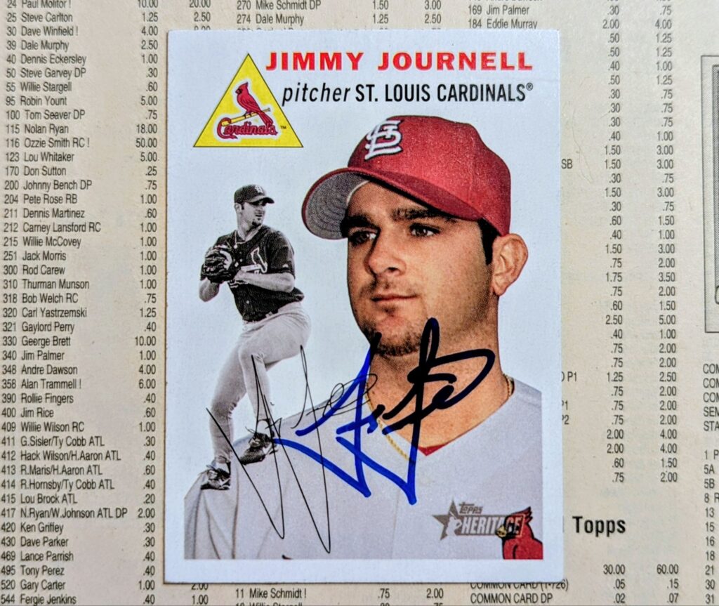 Jimmy Journell autograph