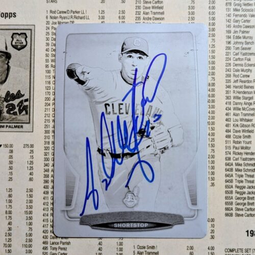 Asdrubal Cabrera 2013 Bowman Printing Plate