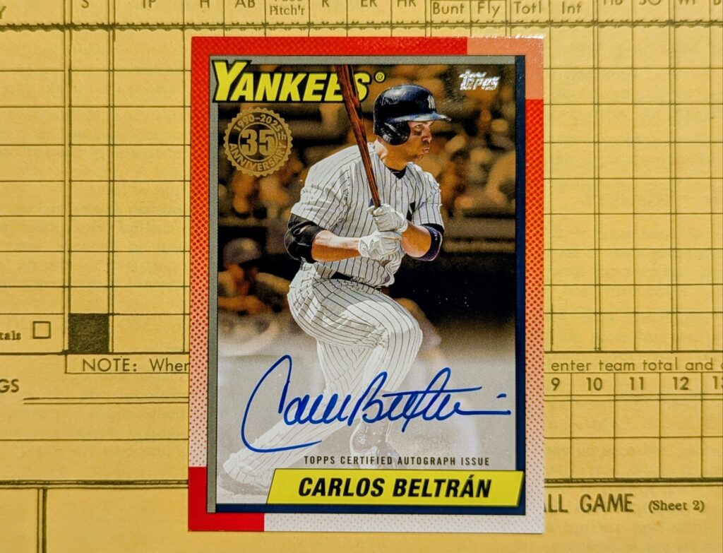 2025 Topps Carlos Beltran