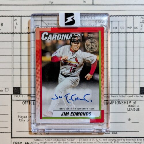 Jim Edmonds 2025 Topps autograph