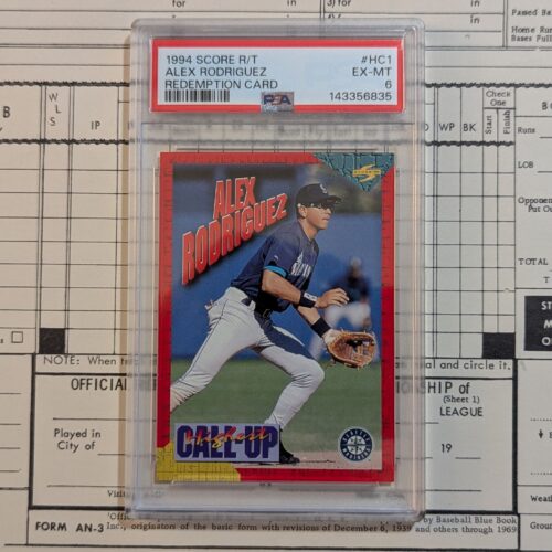 Hot List: 1994 Score Rookie & Traded Highest Call-Up Alex Rodriguez #HC1