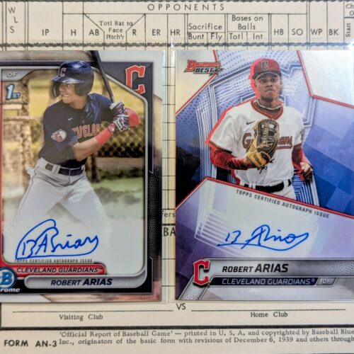 2026 Bowman Chrome and Bowman Best Robert Arias
