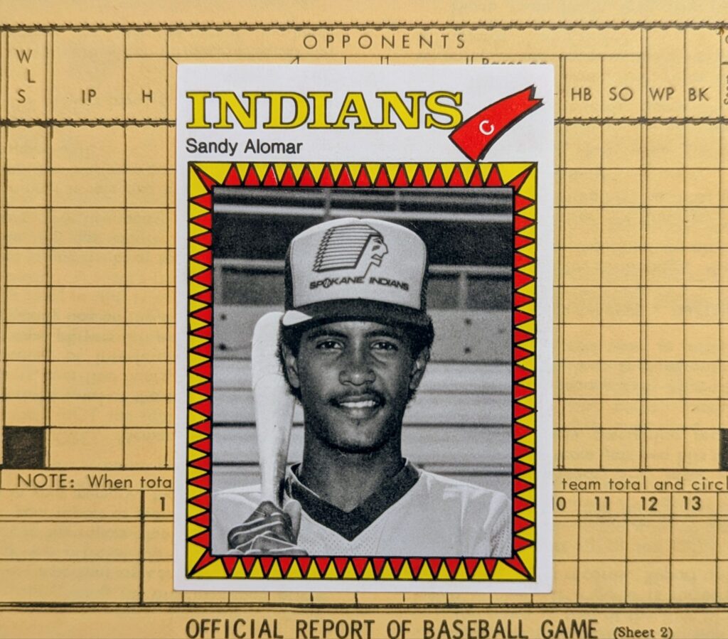 1984 Spokane Indians Sandy Alomar Jr.
