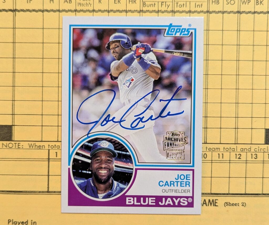 Joe Cater 2004 Topps Archives